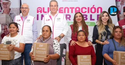DIF Puebla entrega 6 mil 300 despensas en San Francisco Totimehuacan