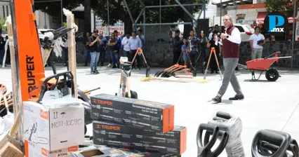 Ayuntamiento de Puebla equipa a trabajadores de Servicios P&uacute;blicos