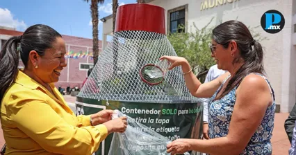 Cuautlancingo instala contenedores PET con campa&ntilde;a Rescata-Cicla