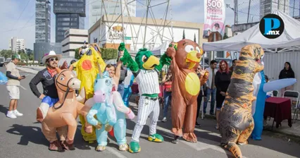 M&aacute;s de 10 mil participan en V&iacute;a Recreativa con Carrera de Botargas