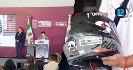 Entregan 802 distintivos electr&oacute;nicos a motociclistas en Puebla