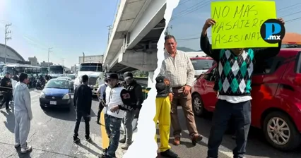 Transportistas bloquean la M&eacute;xico-Puebla por asaltos que han dejado seis muertos en 2026