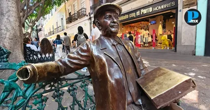 Van tres ataques a esculturas del Centro Hist&oacute;rico de Puebla durante julio