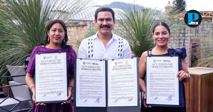 San Andr&eacute;s Cholula y Oaxaca de Ju&aacute;rez firman acuerdo de hermanamiento