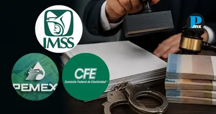 Secretar&iacute;a Anticorrupci&oacute;n sanciona a 13 servidorxs p&uacute;blicxs del IMSS, Pemex, CFE y otras dependencias