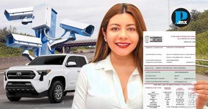 Camioneta de lujo de Guadalupe B&aacute;rcenas acumula 38 mil pesos de fotomultas en un mes