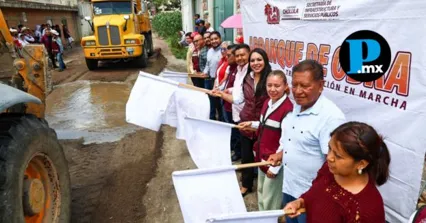 Inician pavimentaciones en Zacapechpan y Momoxpan para reducir rezago urbano en Cholula