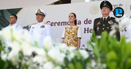 Claudia Sheinbaum encabeza graduaci&oacute;n de 211 guardiamarinas en la Heroica Escuela Naval Militar