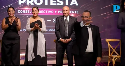 H&eacute;ctor Landero rinde protesta como presidente de Canaco Puebla