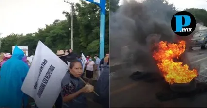Habitantes de Acatl&aacute;n de Osorio intensificaron sus protestas con bloqueos intermitentes en la v&iacute;a federal para presionar por la destituci&oacute;n de la alcaldesa.