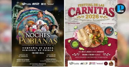 Puebla ofrece un fin de semana con danza, teatro, conciertos y talleres gratuitos