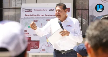  Armenta prev&eacute; pavimentar 15 mil calles de Puebla en 2027