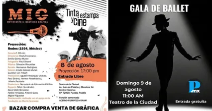 Puebla ofrece conciertos y actividades culturales este fin de semana