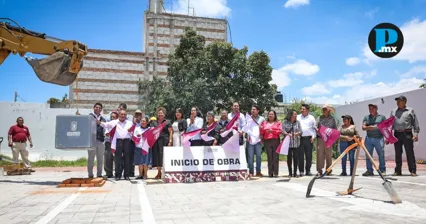 Autoridades de Cuautlancingo dieron inicio a la construcci&oacute;n de la nueva Casa Ejidal en la cabecera municipal.