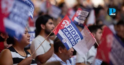 Antorchistas conmemoran 100 a&ntilde;os del natalicio de Fidel Castro