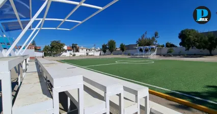 Primaria de Quecholac estrena cancha de futbol 7; cost&oacute; 615 mil pesos