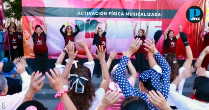 M&aacute;s de 500 adultos mayores participan en activaci&oacute;n f&iacute;sica en Puebla