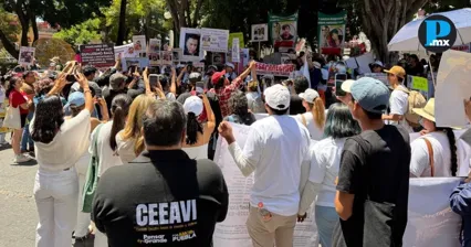CEEAVI acompa&ntilde;&oacute; a familias y colectivos durante marcha por desaparici&oacute;n en Puebla