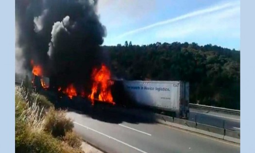 Arco Norte, imágenes del caos mexicano un viernes por la tarde