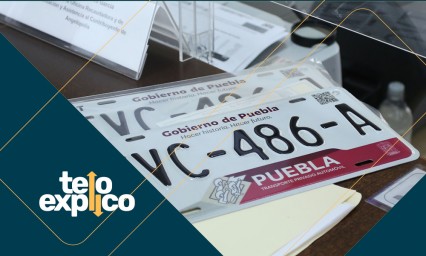 Te lo explico: Así puedes realizar tu cambio de placas en Puebla