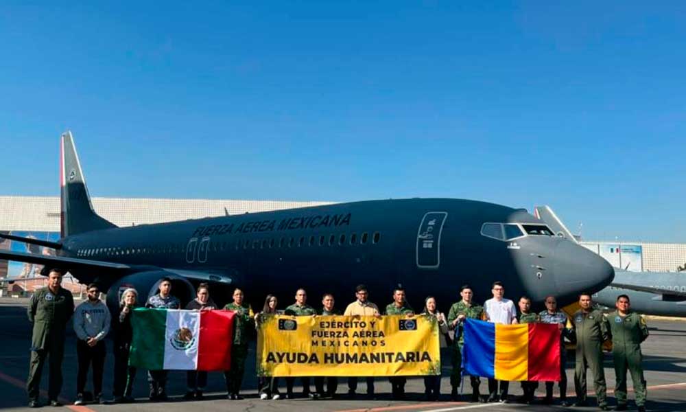 Avión de la Fuerza Aérea Mexicana partió hacia Rumania para repatriar a mexicanos evacuados de Ucrania