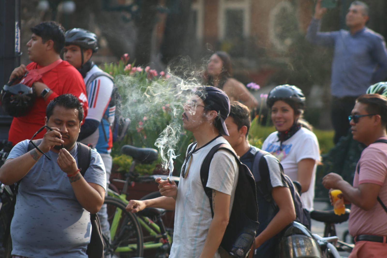 4/20 plantón cannabico, Puebla