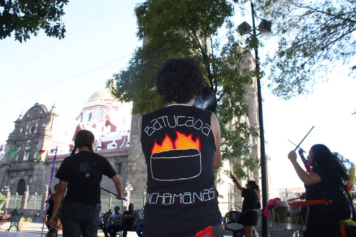 Batucada por la Visibilidad Lésbica, Foto: Lupita Guarneros