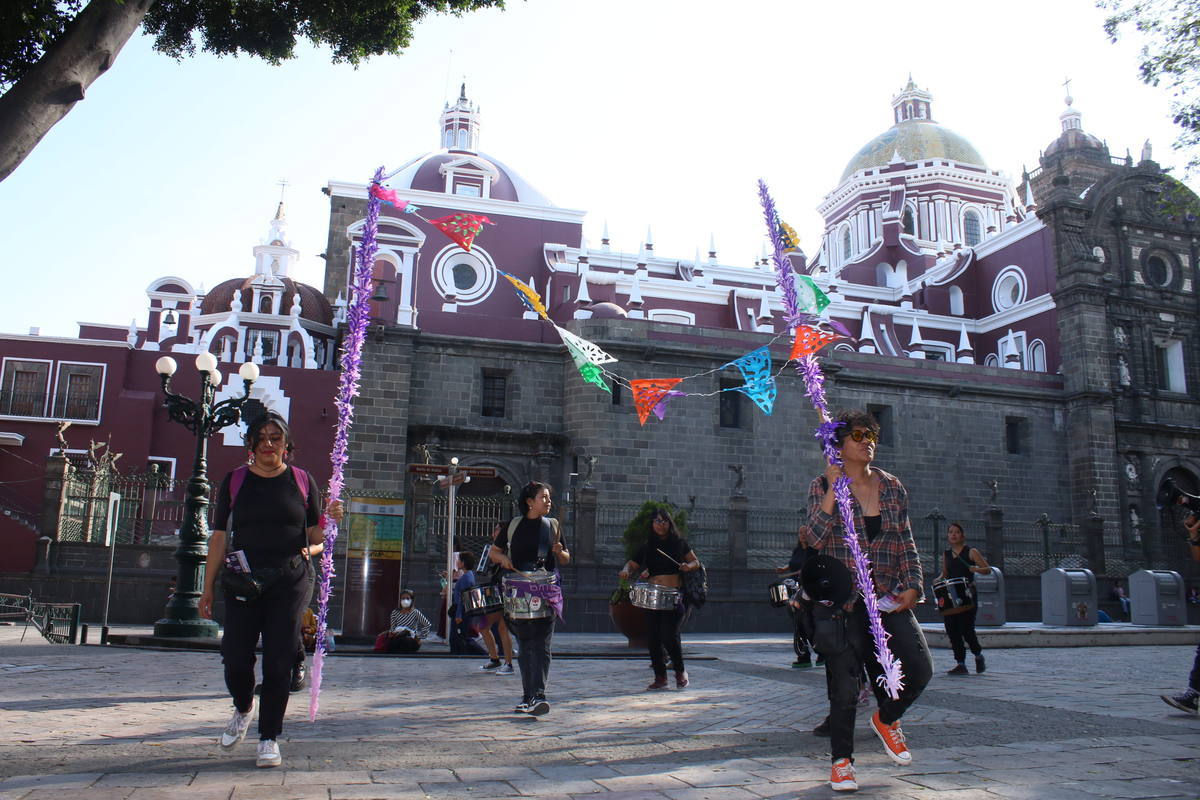 Batucada por la Visibilidad Lésbica, Foto: Lupita Guarneros