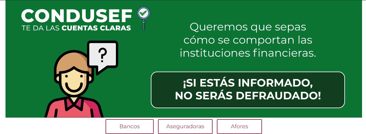 buscar si una entidad financiera está registrada ante la Condusef