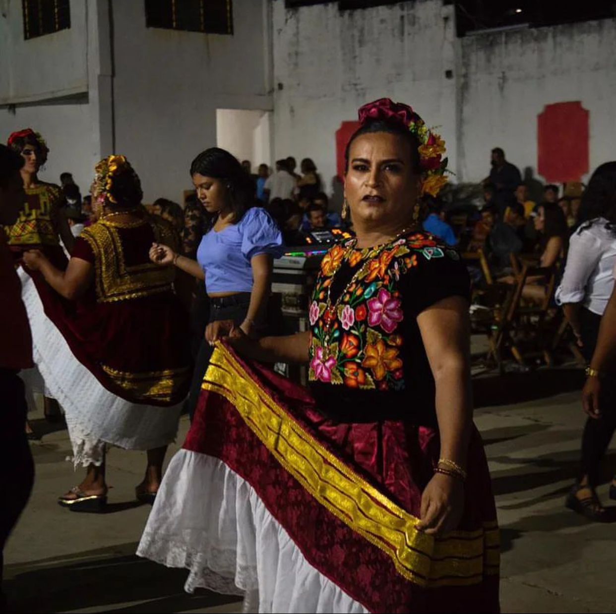 Reyna Álvarez, actriz de Tehuantepec, Oaxaca