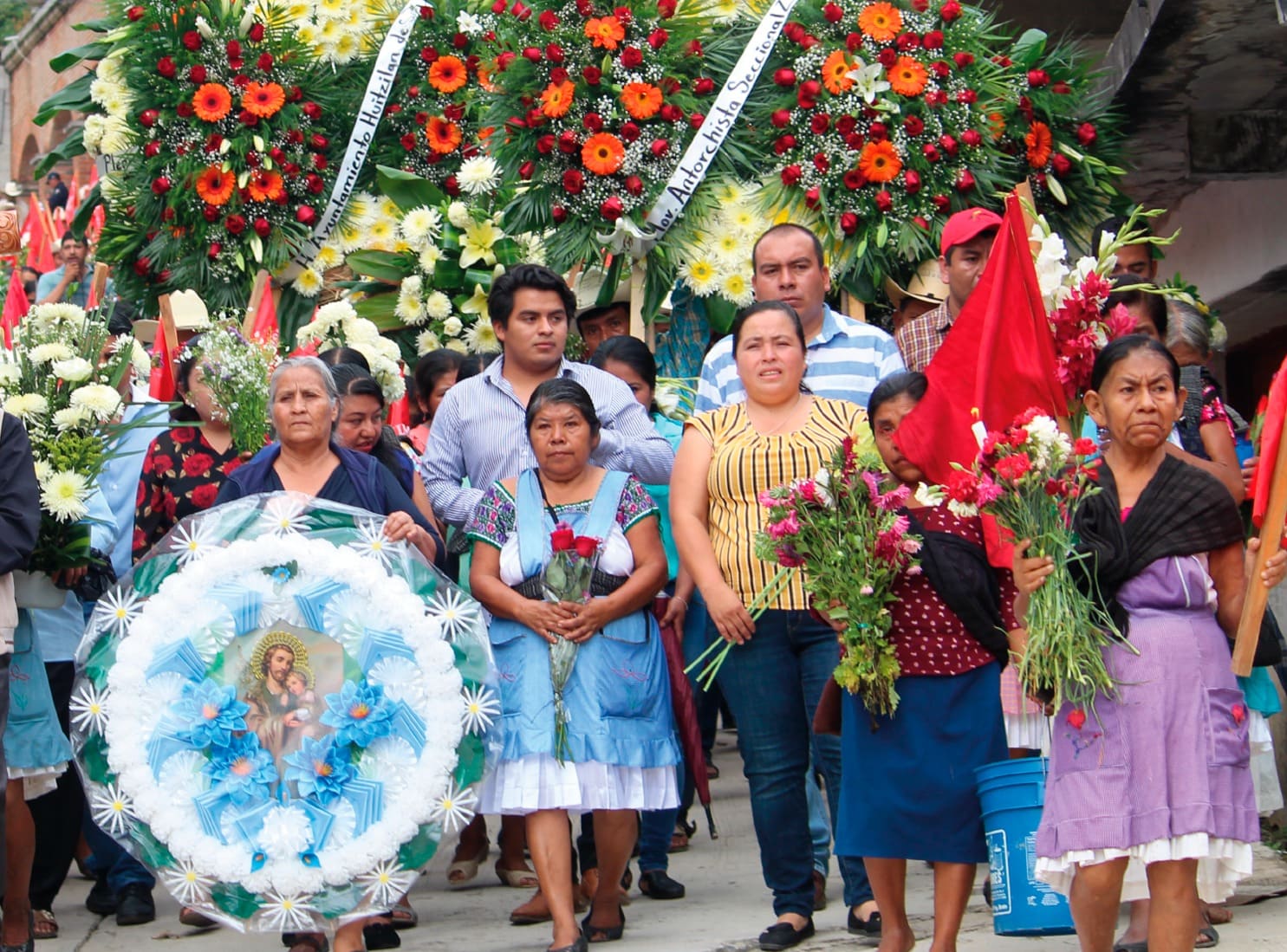 Familia y comunidad antorchista conmemoran a Luisa Pasión Ángel en Huitziltepec