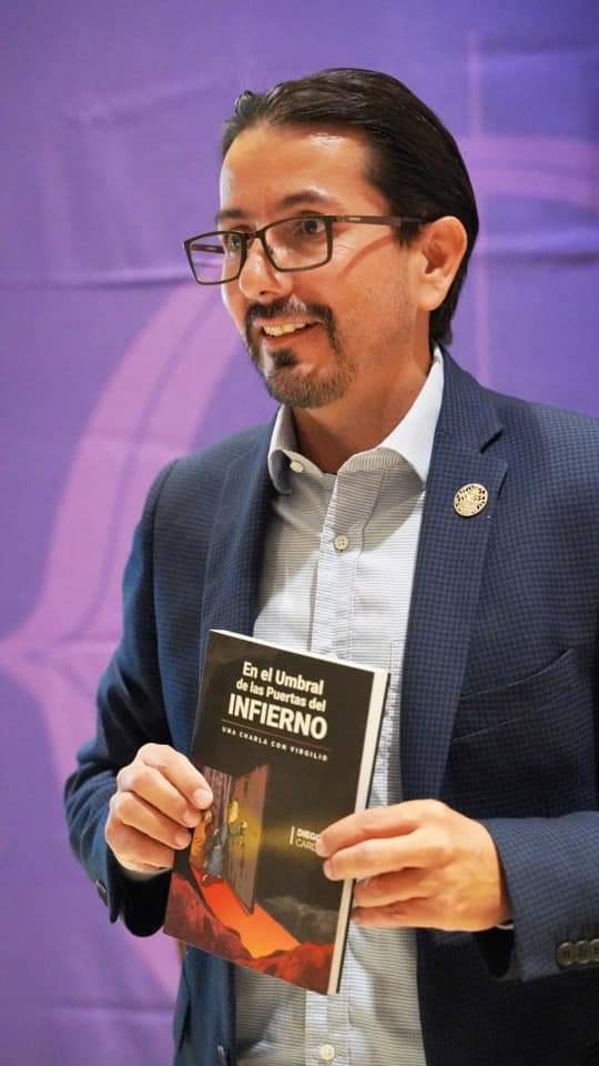 "En el umbral de las puertas del infierno, una charla con Virgilio" es el nuevo libro de Diego Cardoso Pérez