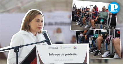 SEDIF: Gaby Bonilla entrega 40 prótesis en municipios de Puebla