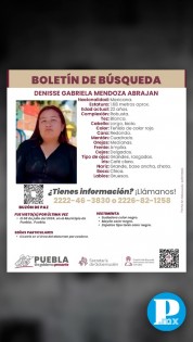 Ayúdanos a localizar a Denisse Gabriela Mendoza, fue vista por última vez el 8 de julio