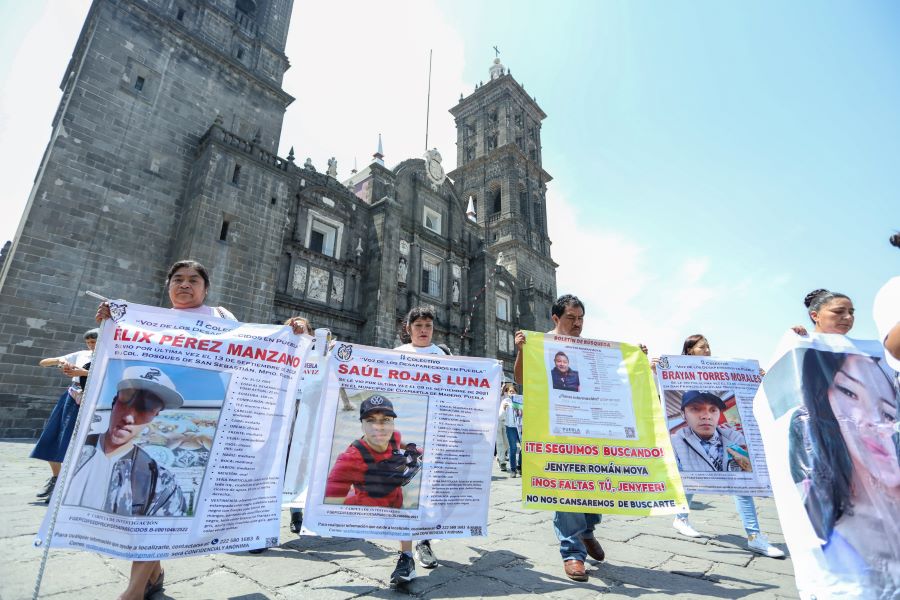 Colectivo voz de los desaparecidos 10 de mayo. Foto: EsImagen