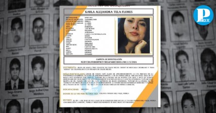 Ayúdanos a localizar a Karla Alejandra Tela Flores, desaparecida desde el 14 de julio