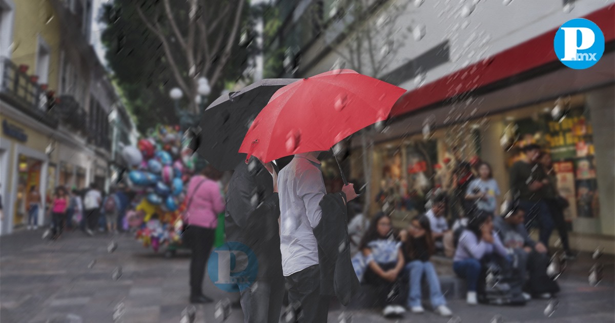 Lluvias en Puebla