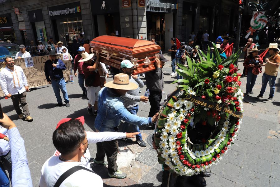 28 de octubre se manifiesta para pedir justicia por su compañero franelero. Foto: EsImagen 
