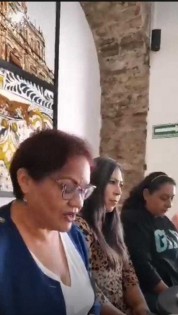 Activistas en Cholula exigen justicia y transparencia electoral