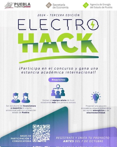 ElectroHack 2024. Foto: Gobierno del estado de Puebla