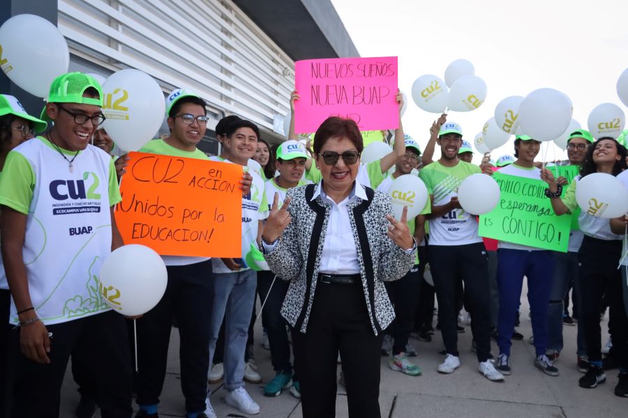 Lilia Cedillo en la inauguración de CU2. Foto: EsImagen