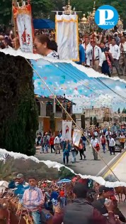 Cabalgando con la fe; así es la procesión en honor al padre Jesús de las Tres Caídas