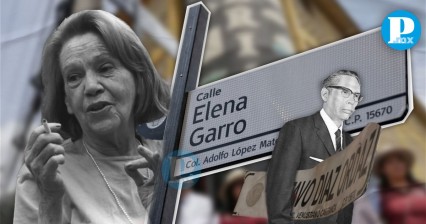 Batres honra a mujeres; renombra calle “Gustavo Díaz Ordaz” como “Elena Garro”