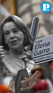 Batres honra a mujeres; renombra calle “Gustavo Díaz Ordaz” como “Elena Garro”