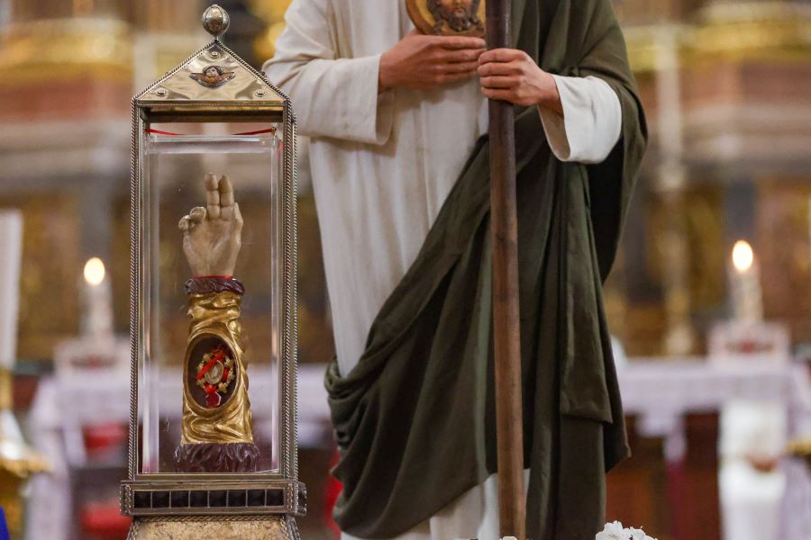 Reliquia de San Judas Tadeo. Foto: EsImagen