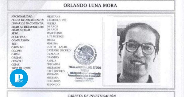 ¡Ayúdanos a encontrarlo! Orlando Luna fue visto por última vez en Los Héroes