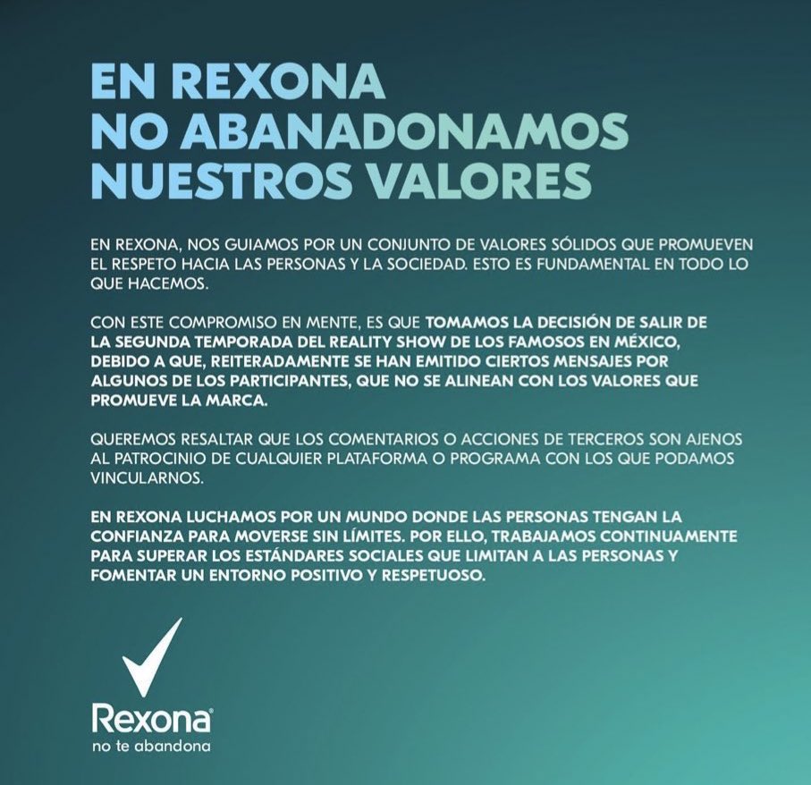 Comunicado de Reaxona