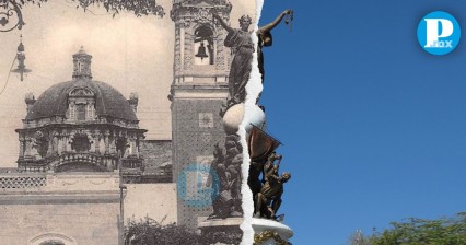 Este es el monumento a los héroes de la Independencia que está en Puebla