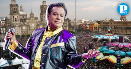 Concierto "Mis 40 en Bellas Artes" de Juan Gabriel en el Zócalo de CDMX