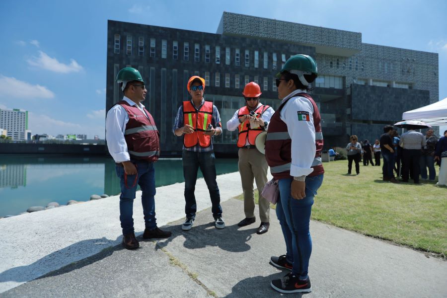 Simulacro Nacional en Puebla. Foto: EsImagen